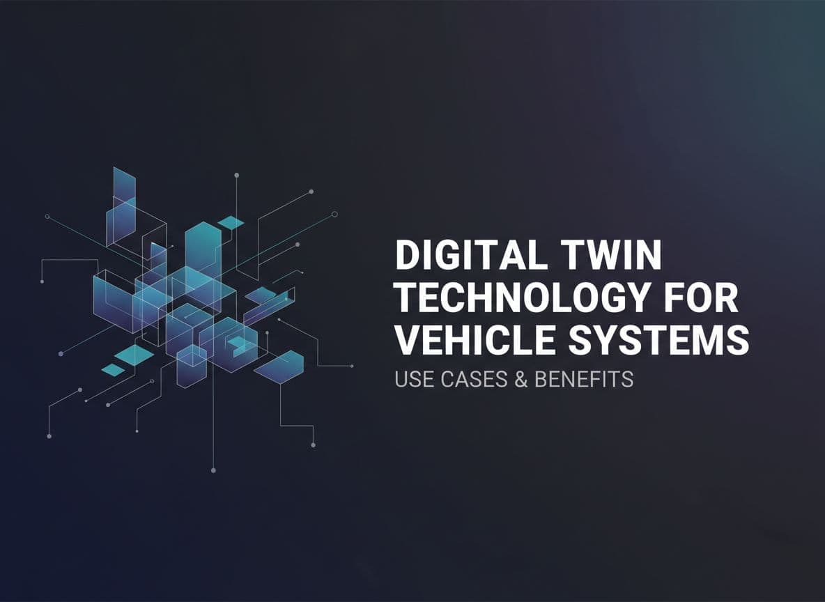 Digital Twin Technology for Vehicle Systems: Use Cases & Benefits