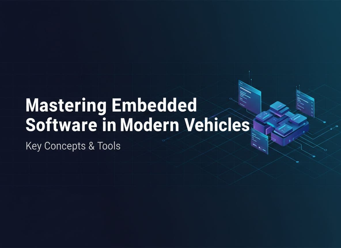 Mastering Embedded Software in Modern Vehicles: Key Concepts & Tools