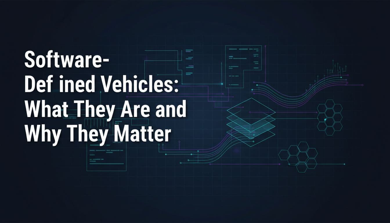 Software-Defined Vehicles: What They Are and Why They Matter