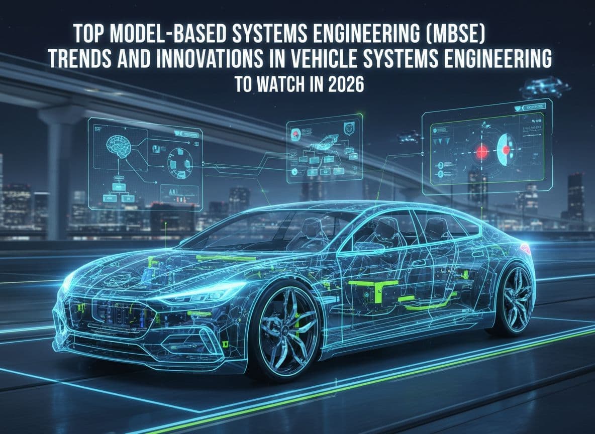 Top Model-Based Systems Engineering (MBSE) Trends and Innovations in Vehicle Systems Engineering to Watch in 2026