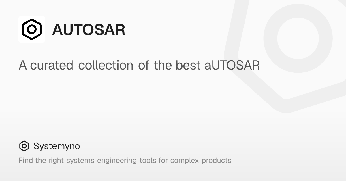 AUTOSAR – Systemyno
