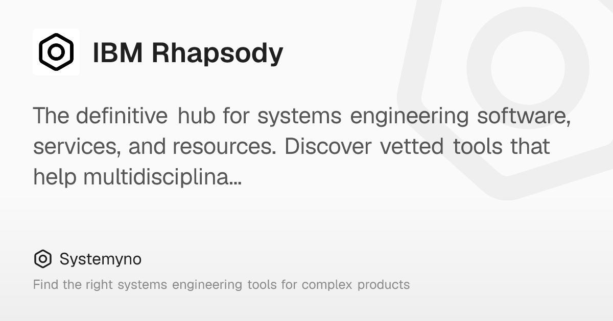 IBM Rhapsody: Model complex systems with graphical design and ...
