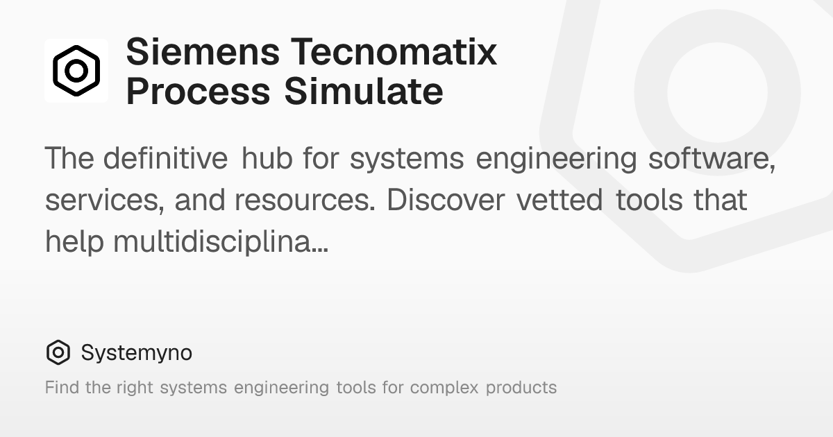 Siemens Tecnomatix Process Simulate: Digitalize manufacturing for ...